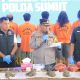 Kapolres Tanah Karo Gelar Konferensi Pers Pengungkapan Kasus Narkotika Jenis Ganja di Berastagi