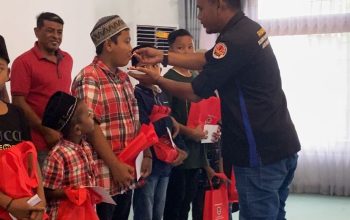 Ketua PWI Aceh Timur Ucapkan Selamat HUT Organisasi AWAI ke-4 Menyantuni Anak-Anak Yatim Piatu