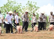 Kapolri dan Panglima TNI Tanam Jagung Diikuti Oleh Polres Bondowoso