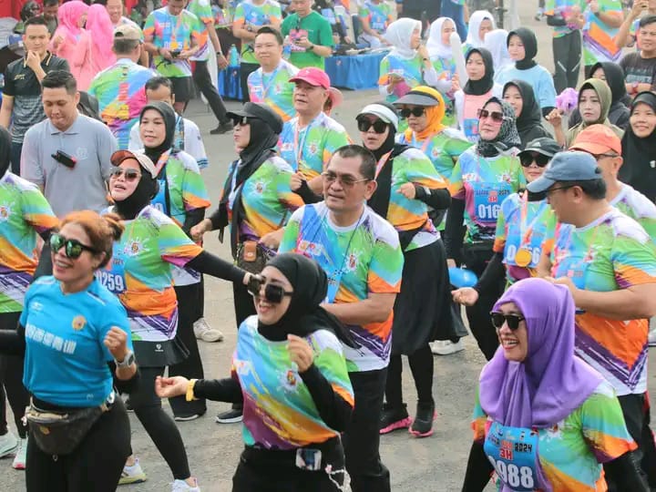 Fun Run HUT Korpri Lampung Utara ke-53 Sukses Digelar, Pj. Bupati, Mari Bersama Membangun Lampung Utara