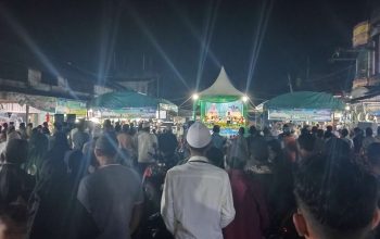 Warga Aceh Timur Antusias Mendengarkan Tausiah dan Kampanye SAH, Lapangan Keude Idi Cut Membeludak. 