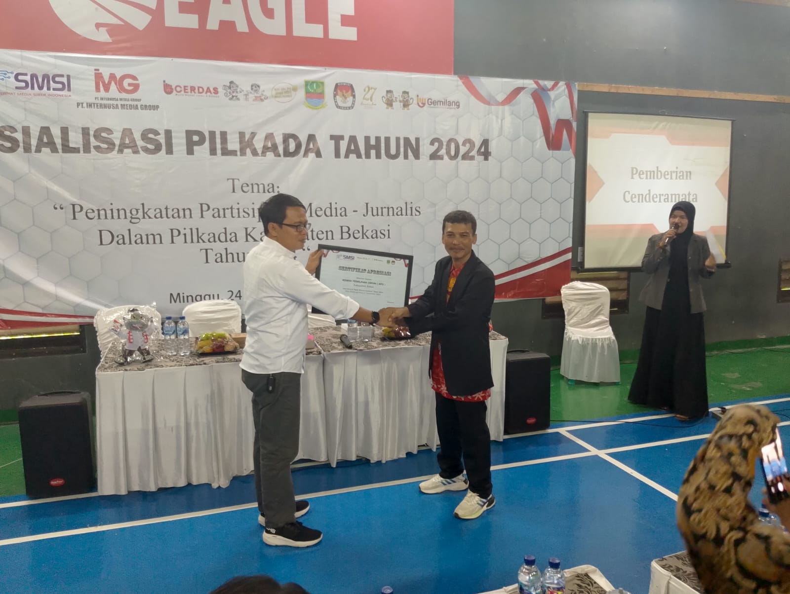 Sosialisasi Pilkada 2024 di Hari Tenang, SMSI Kabupaten Bekasi Dorong Angka Partisipasi Masyarakat