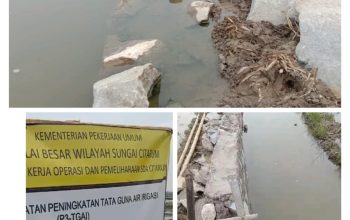 Mogok kerja pihak BBWSC Agar Terjun Langsung Kelokasi Kegiatan P3-TGAI Desa Mekarjaya Diduga Pekerjaan Saluran Air Mangkrak