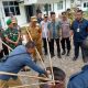 Pj. Bupati Lampung Utara Drs.H.Aswarodi.M.Si dan Forkopimda menghadiri dan menyaksikan Pemusnahan Surat Suara Rusak