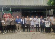 Tim Asistensi Polres Metro Bekasi dan Tim Monitoring Pemda Kabupaten Bekasi didampingi Kapolsek Serang Baru beserta Camat Serang Baru, Lakukan Monitoring ke TPS