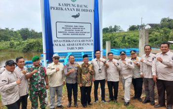 Polres PALI Dukung Penuh Program Kampung Baung di Kawasan Kelurahan Handayani Mulya