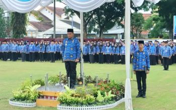 HUT KORPRI ke-53 di Lampung Utara: Upacara, Donor Darah, dan Bakti Sosial