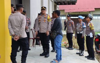 Kapolres Aceh Timur Pantau Langsung Rekapitulasi Pemungutan Suara Pilkada Tingkat Kecamatan