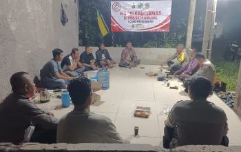 Polsek Cibarusah gelar Ngopi Kamtibmas bersama Warga Perumahan Bumi Cahaya Residen, Ajak Warga Jaga Persatuan dan Kesatuan Pasca Pemungutan Suara