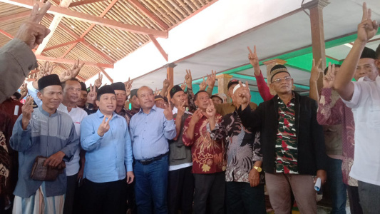 Kunjungan Calon Bupati Nomor Urut 02 di Desa Bojongmangu