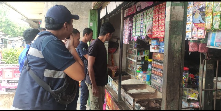 Giat Oprasi Gabungan Peredaran Rokok Ilegal Di Wilayah Kab. Bondowoso