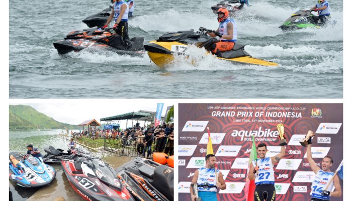 Juara Aquabike World Championship 2024 Karo Cup Sebut Seri Danau Toba Spesial