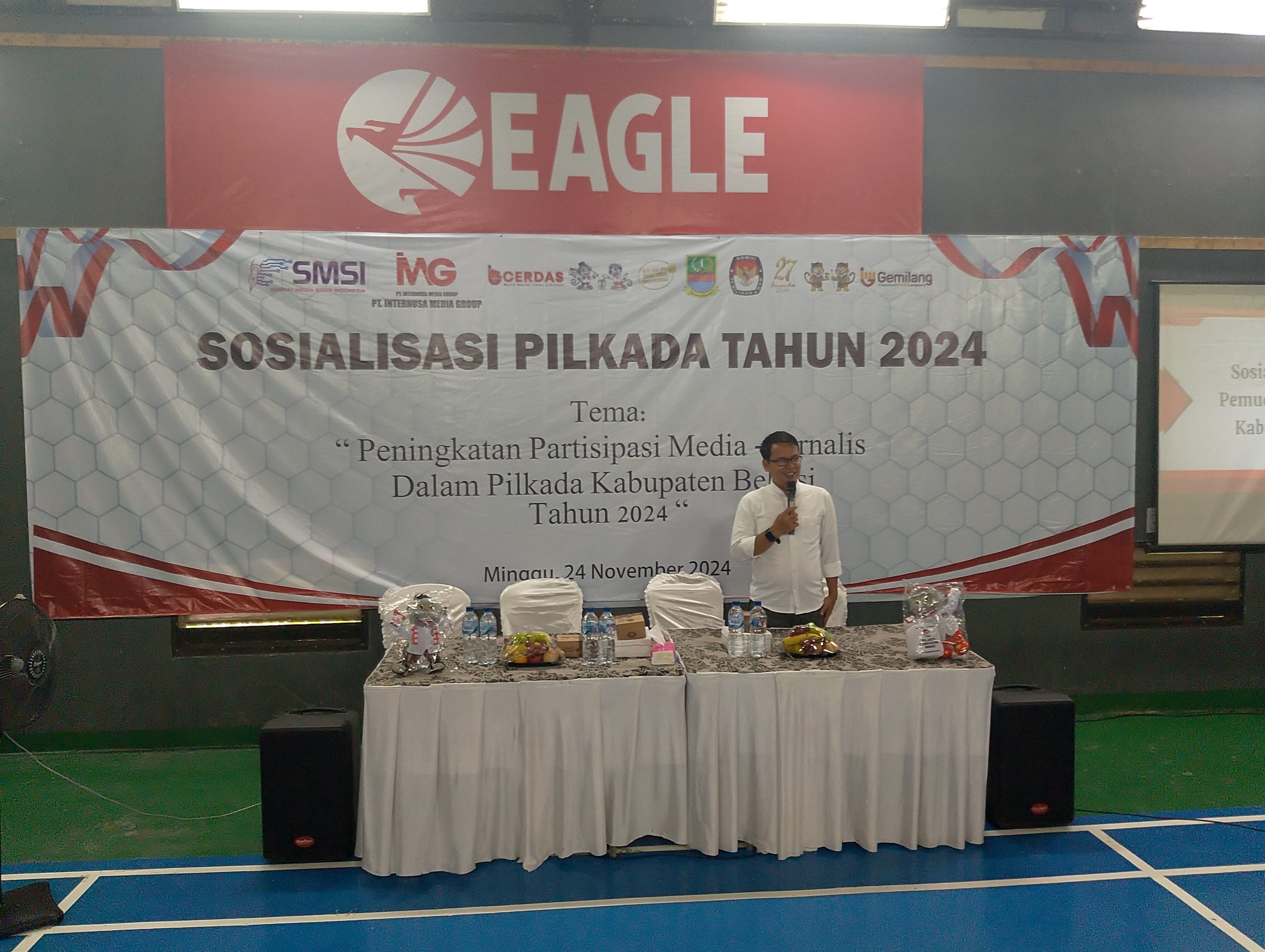 Sosialisasi Pilkada 2024 di Hari Tenang, SMSI Kabupaten Bekasi Dorong Angka Partisipasi Masyarakat