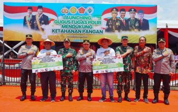 Dukung Program Swasembada Pangan, Kapolri-Panglima TNI Luncurkan Gugus Tugas Polri