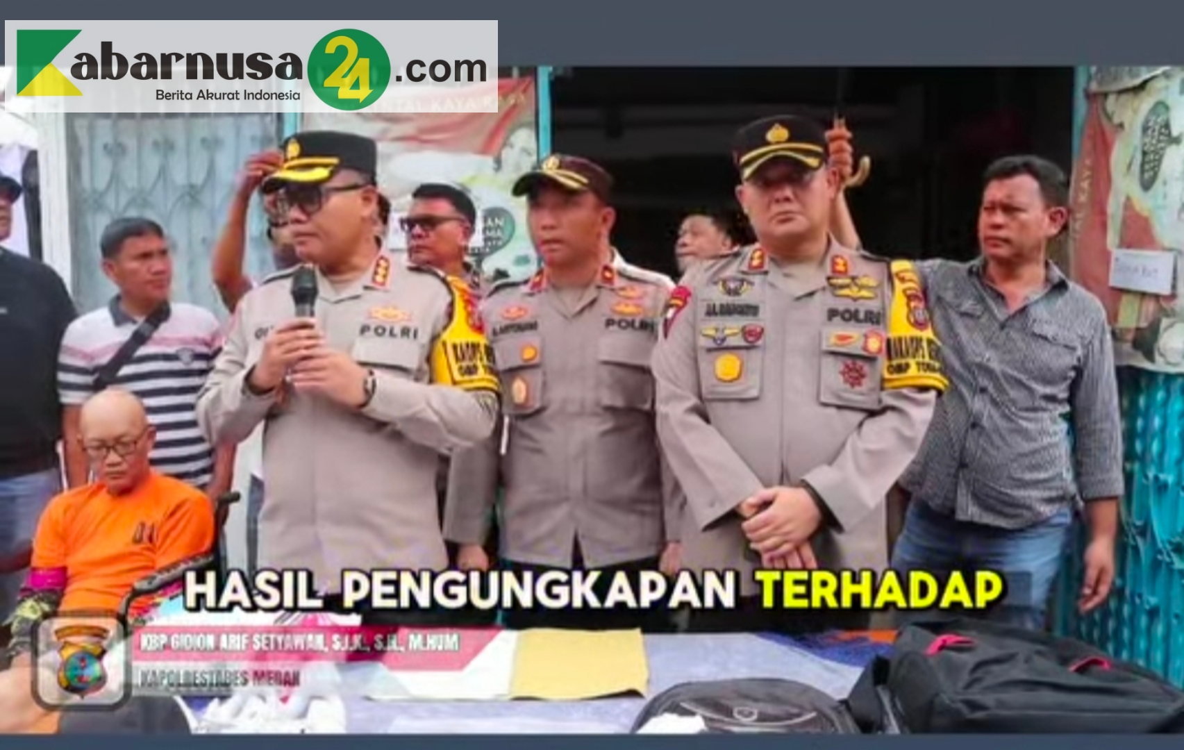 Team Reskrim Polsek Medan Area Ringkus Pelaku Pembunuh Wanita Lansia di Jalan Badak Dengan Timah Panas