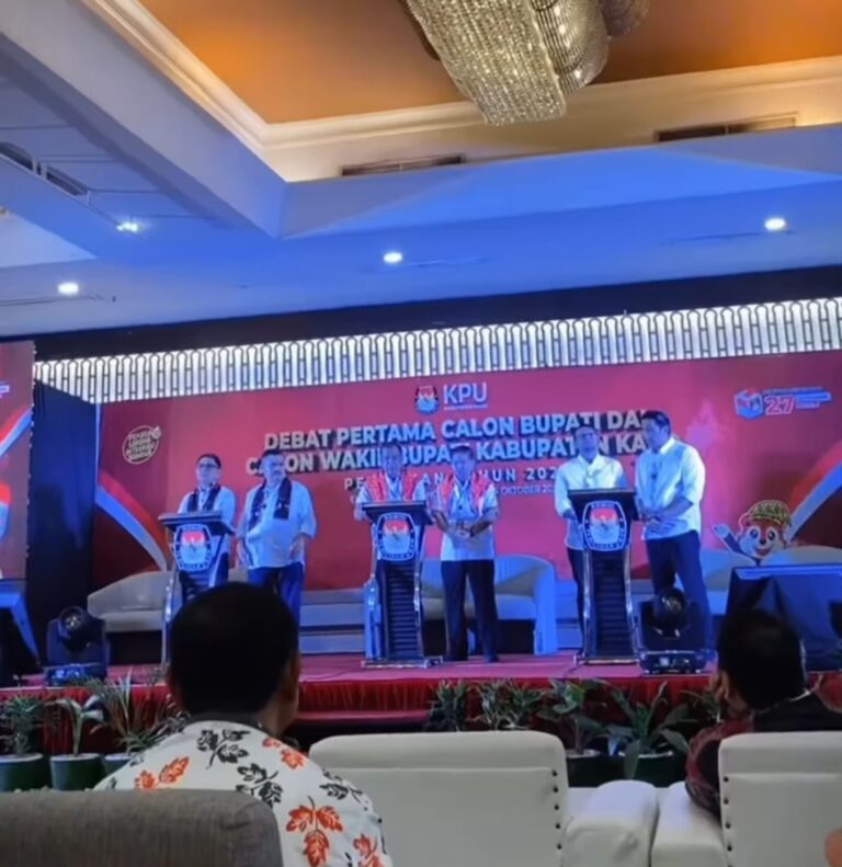 Debat Publik Perdana Pilkada Karo 2024, Adu Ide dan Strategi Meningkatkan Kesejahteraan Masyarakat