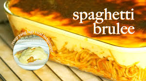 Pasta ala Crème Brûlée? Spaghetti Brûlée yang Creamy yang Wajib Dicoba!