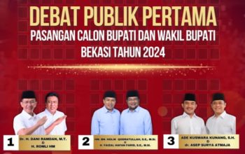 Disiarkan TV Nasional, KPU Bakal Gelar Debat Publik Paslon Bupati dan Wakil Bupati Bekasi