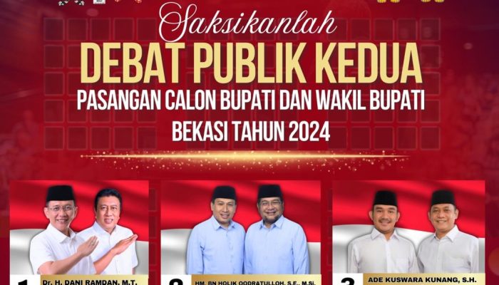 KPU Ajak Masyarakat Saksikan Debat Publik Kedua Paslon Bupati dan Wabup Bekasi Tahun 2024