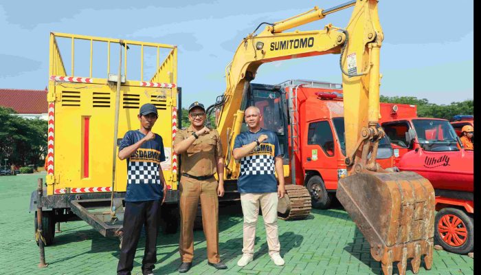 Siaga Banjir, Dinas SDABMBK Kabupaten Bekasi Siapkan Mesin Pompa Air Besar dan Excavator