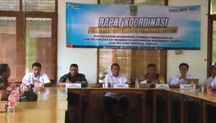 Jelang Pilkada Serentak 2024, Forkopimcam Bojongmangu Gelar Rapat Koordinasi