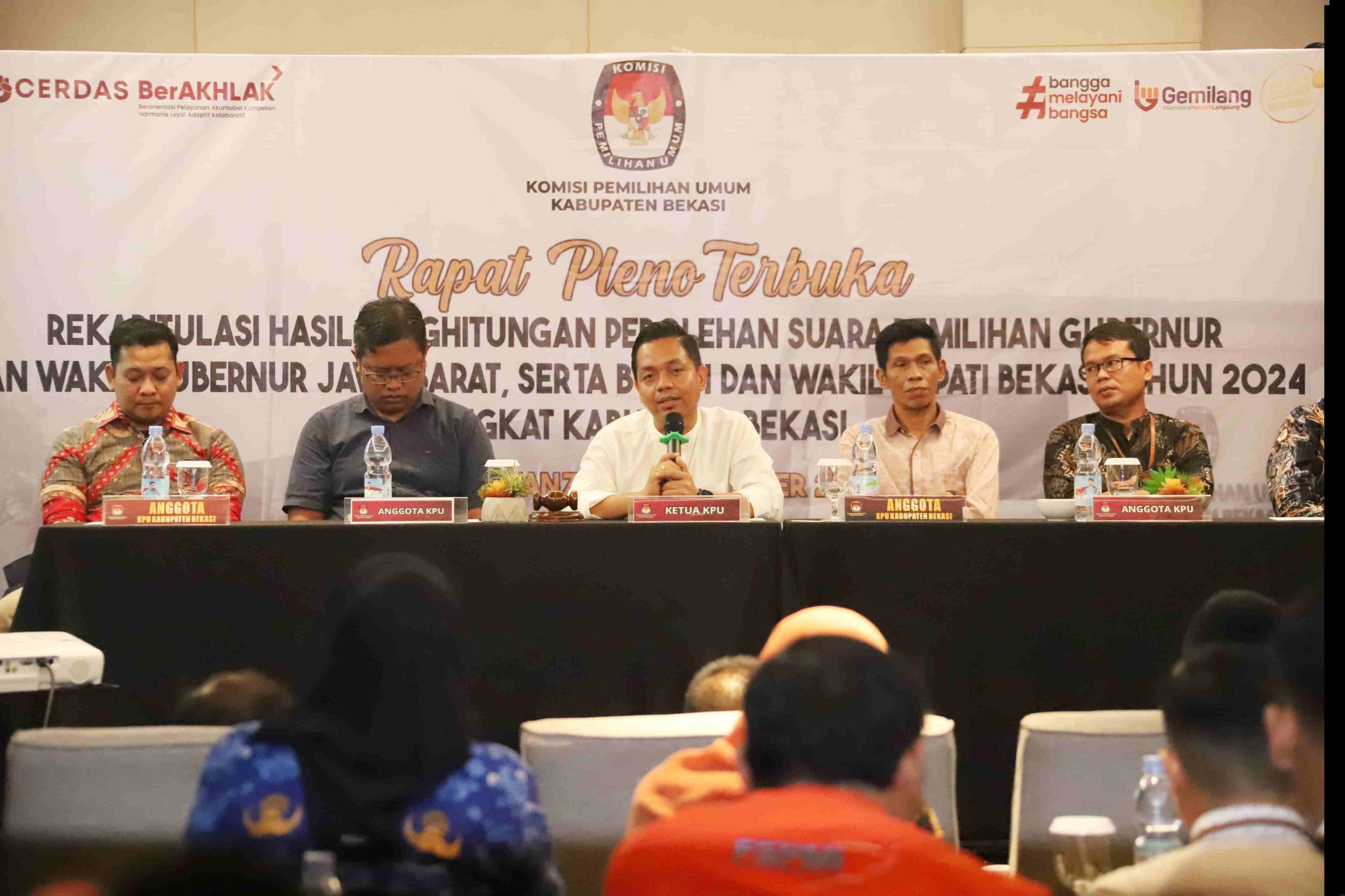 KPU Gelar Rapat Pleno Terbuka Rekapitulasi Suara Pilkada 2024