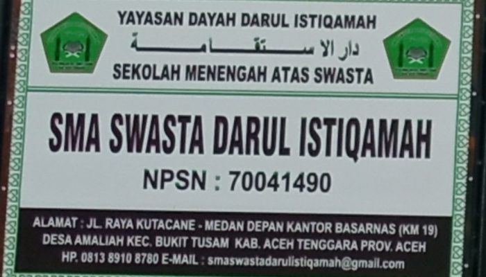 Ketua LSM PPKMA, Akan Lakukan Pelaporan, SMA SWASTA DARUL ISTIQOMAH kecamatan Bukit Tusam, Kabupaten Aceh Tenggara, Diduga Mark-up Data Siswa, BOS Salur Tidak Sesuai Jumlah Siswa di Dapodik ?!”