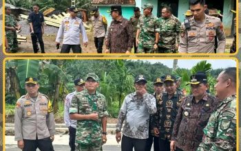 Pj,Bupati Lampung Utara Tinjau Lokasi TMMD DI Desa Subik Bersama Dandim 0412/ LU dan Kapolres Lampung Utara