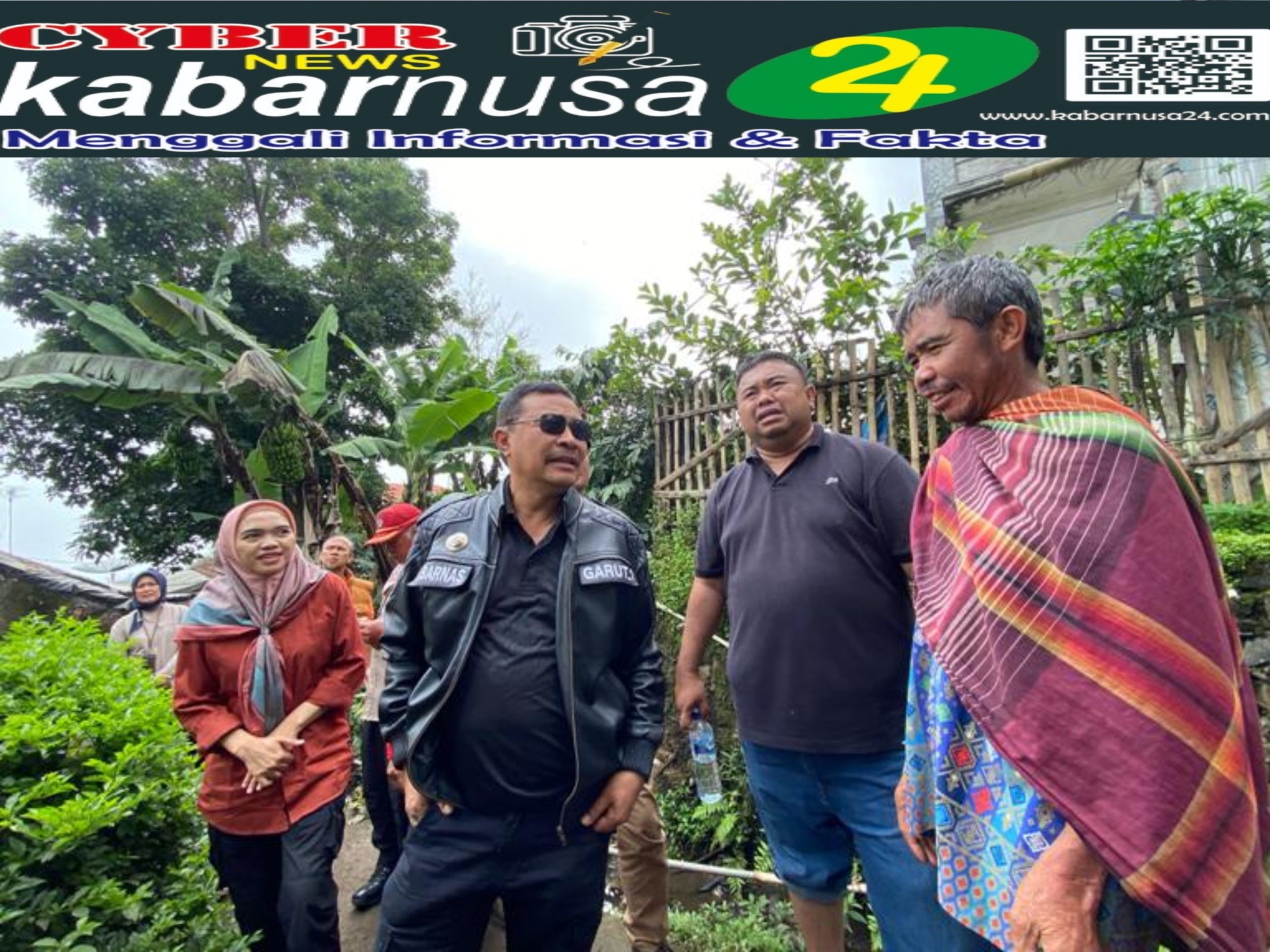 Pj. Bupati Garut Barnas Adjidin Tinjau Langsung Lokasi Terdampak Gempa Di Kecamatan Sukaresmi