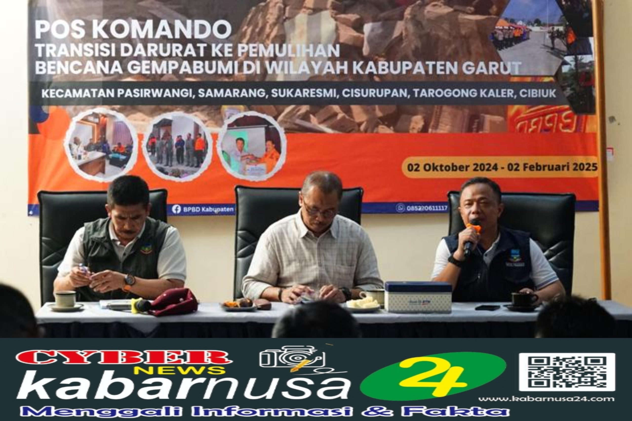 Pemkab Garut Gelar Rakor Pasca Gempa Magnitudo 4.2