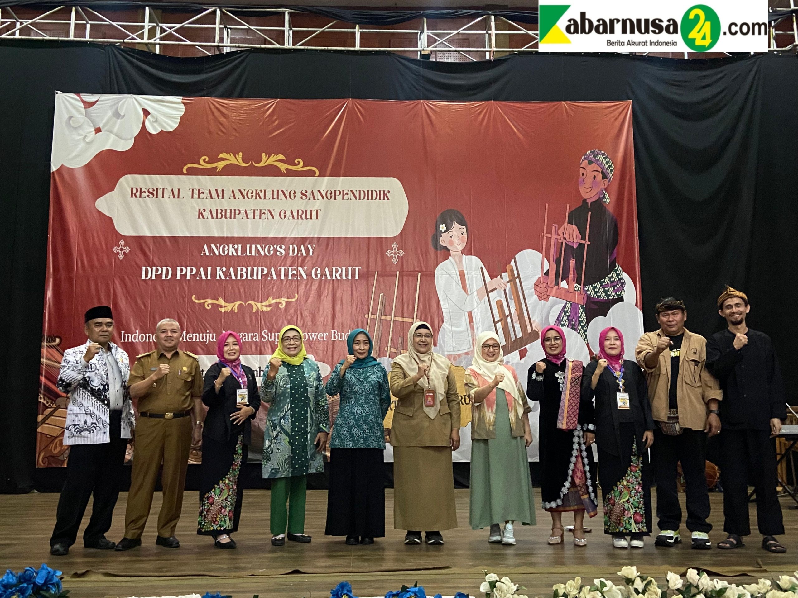 Pemkab Garut Apresiasi Resital Team Angklung Sangpendidik Kabupaten Garut