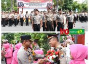 Atas  Dedikasi, Prestasi dan Pengabdian Dalam Bertugas,  Sebanyak 76 Personel Polres Madiun Kota Naik Pangkat 