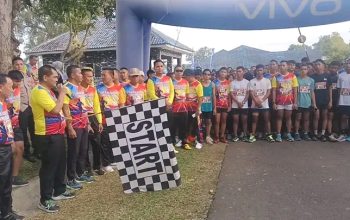 Pj, Bupati Lampung Utara Buka dan Ikut Meriahkan  Fun Run 2024