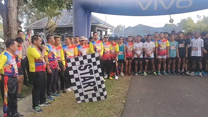 Pj, Bupati Lampung Utara Buka dan Ikut Meriahkan Fun Run 2024