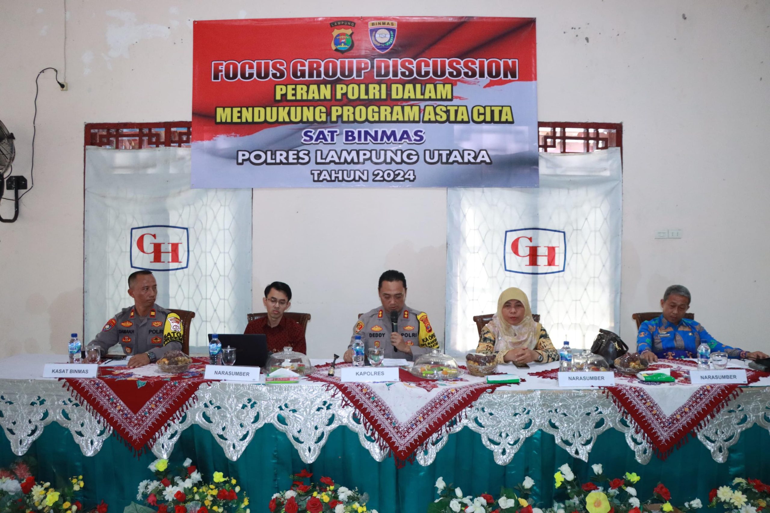 Dukung Program Asta Cita, Polres Lampung Utara Gelar Focus Grup Discussion