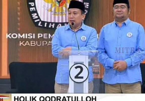 Unggul Sementara Berdasarkan Rekapitulasi Tingkat Kecamatan, BN Holik-Faizal: Terima Kasih Warga Kabupaten Bekasi