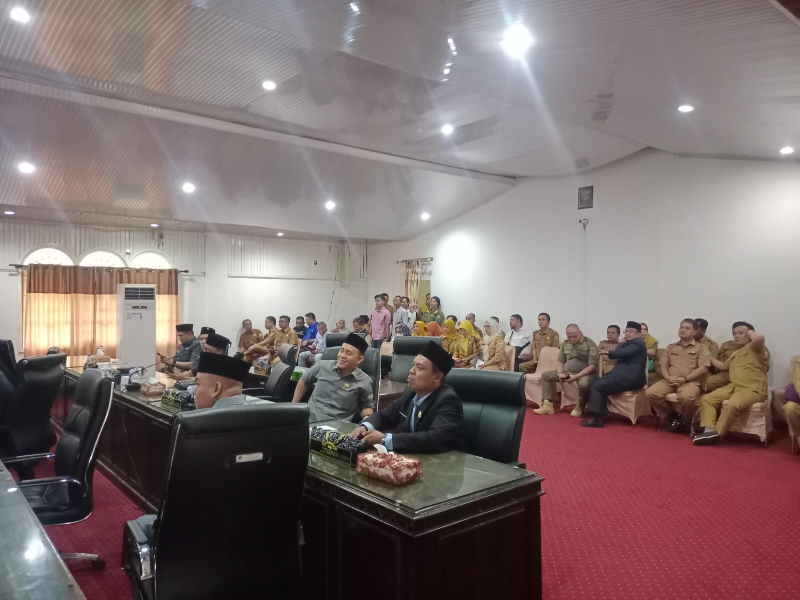 Polres PALI Menghadiri Rapat Paripurna ke-7 DPRD Kabupaten Penukal Abab Lematang Ilir (PALI) Tahun 2024 Yang Membahas Dua Rancangan Peraturan Daerah