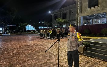 Jaga Kamtibmas Wilayah Pasca Pleno Pilkada Tingkat Kabupaten, Polres Aceh Timur Gelar Patroli Gabungan