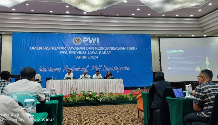 PWI Jawa Barat Gelar Orientasi Keorganisasian dan Kewartawanan