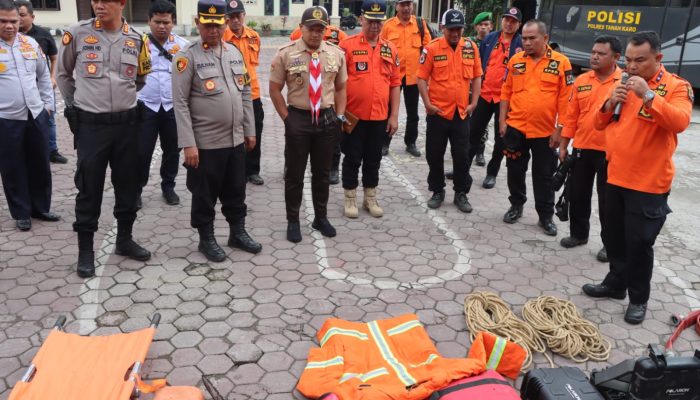 Antisipasi Bencana, Polres Tanah Karo Gelar Rapat Koordinasi dan Pelatihan Pembentukan Tim SAR 2024