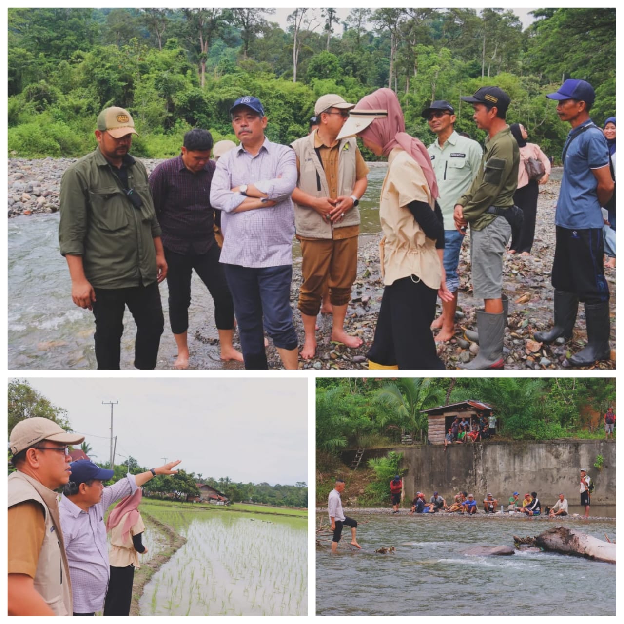 Bupati dan Wakil Bupati Lahat Terpilih Tinjau Saluran Irigasi, Dorong Ketahanan Pangan Menuju Swasembada Beras