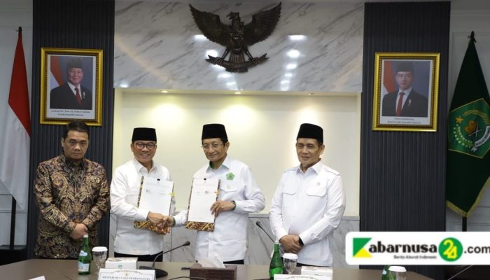 Kemenag dan Kemendes Sepakat Kolaborasi Bangun Masyarakat Desa