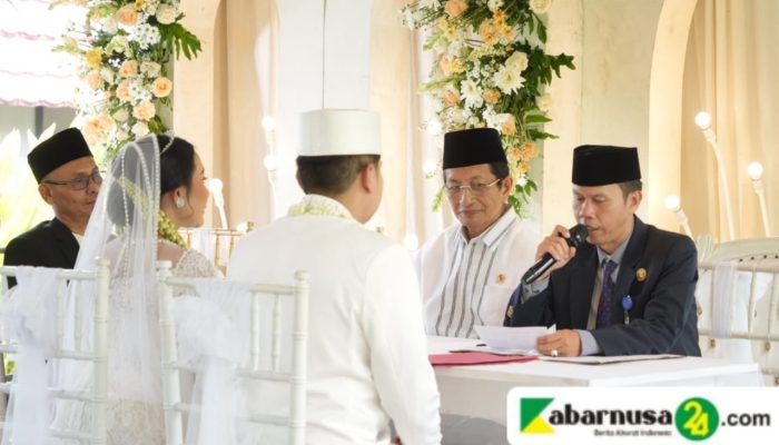 Hadiri Nikah Putri Kakanwil Kemenag Bali, Menag: Hormati Orang Tua Meski Beda Agama