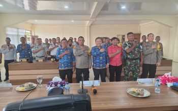 Polres Tanah Karo Gelar Rapat Koordinasi Lintas Sektoral Ops Lilin Toba 2024