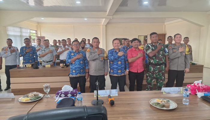 Polres Tanah Karo Gelar Rapat Koordinasi Lintas Sektoral Ops Lilin Toba 2024