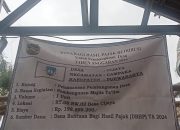 H. Tri Sutisna Kepala Desa Cijaya Kecamatan Campaka Kabupaten Purwakarta Gunakan Dana Bagi Hasil Pajak (DBHP) Untuk Bangun Madrasah Darusuhada