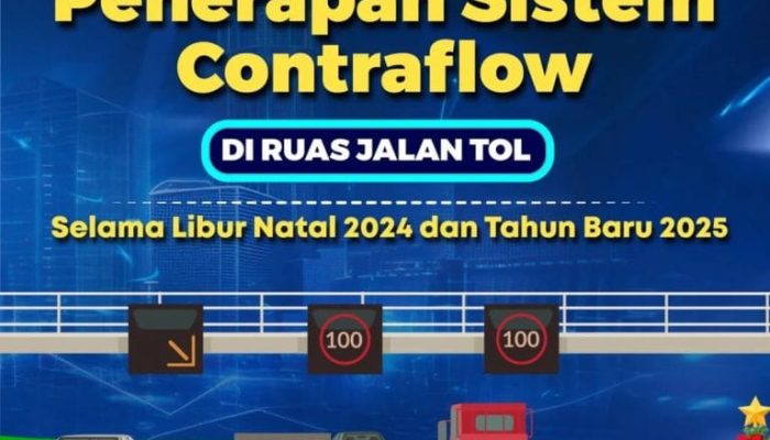 Inilah Jadwal Contraflow di Ruas Jalan Tol Selama Libur Nataru