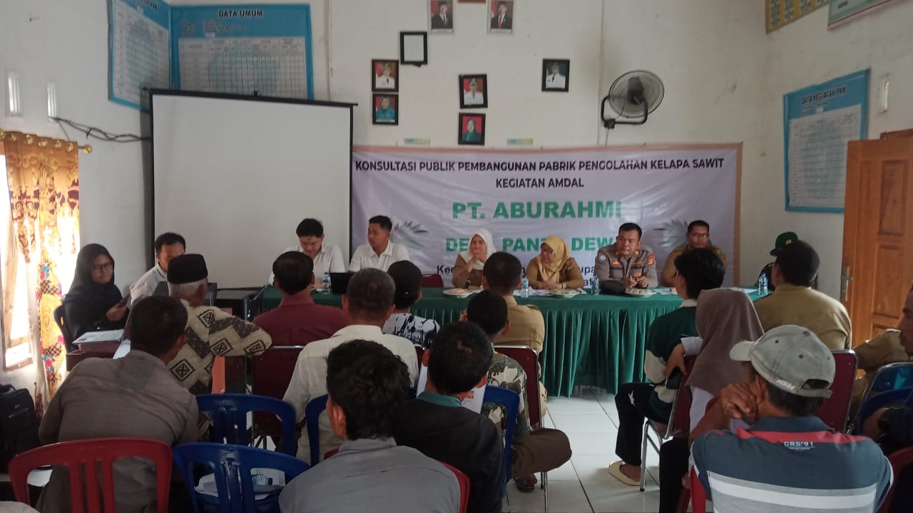 Polsek Talang Ubi Hadiri Kegiatan Konsultasi Publik Terkait AMDAL PT Aburahmi di Desa Panta Dewa Kabupaten PALI, Selengkapnya buka link 👇👇