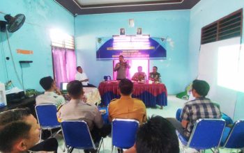 Polsek Talang Ubi Menggelar Sosialisasi Desa Bersih Narkoba (Bersinar) di Desa Sungai Ibul