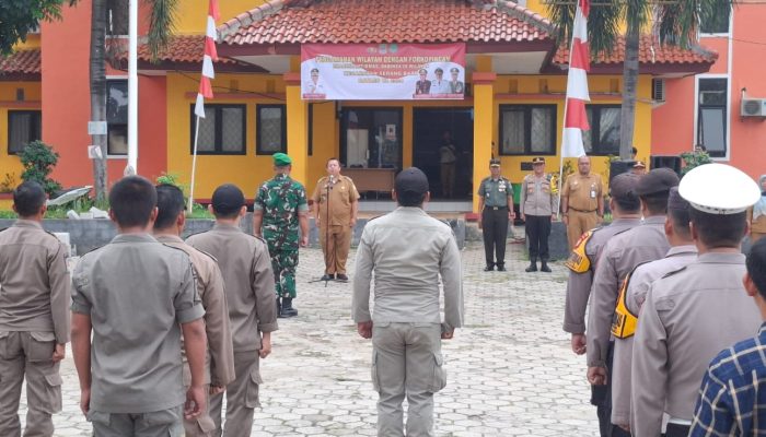 Apel Gelar Pasukan, Polsek Serang Baru Tempatkan Personel Dititik Rawan Macet